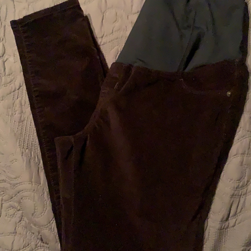 Maroon Isabel Maternity skinny Pants 12/31 Regular